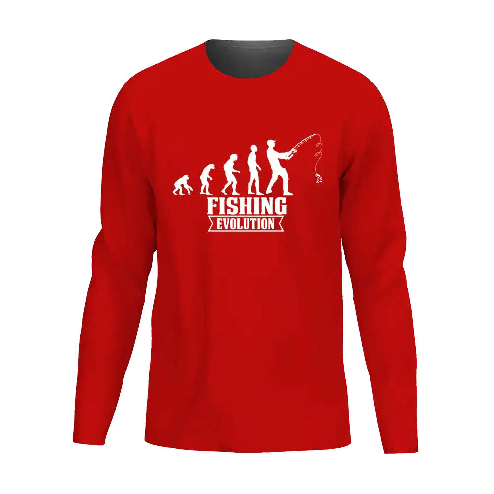 Fishing Evolution Men Long Sleeve Shirt